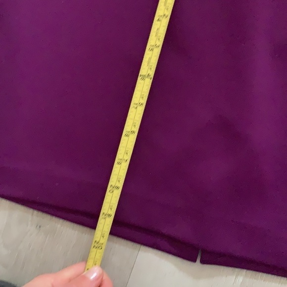 The Limited High Waist‎ Pencil Skirt purple gold zipper career or casual size 2 - Picture 10 of 11